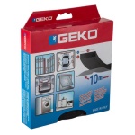 Geko - Paraspifferi Geko 1300 5 MUSS guarnizione profilo piatto h.5 mm Nero