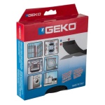 Geko - Guarnizione Geko 1300 15 MUSS Profilo Piatto h.10 mm Nero