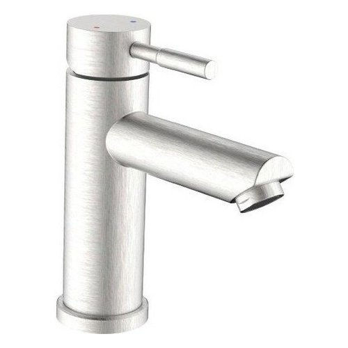 Miscelatore lavabo Idro Bric SCARUB1139AC ANTEA Spazzolato argento