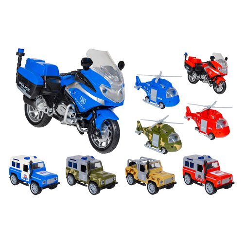 Modellino automezzo Globo 41390 W’TOY Mezzo Pronto Intervento Assortit
