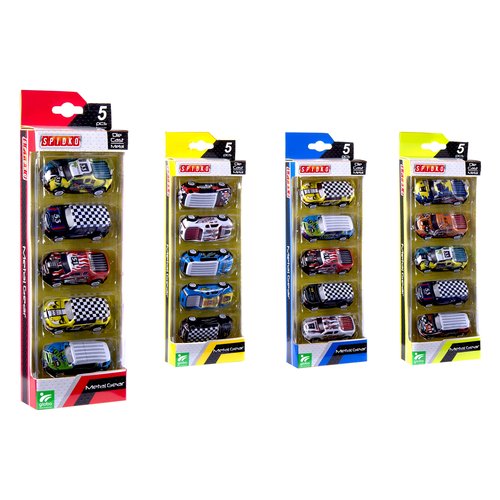 Set auto modelli Globo 41023 SPIDKO con retrocarica Assortito