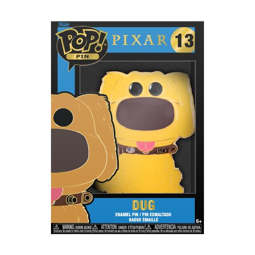 Funko Disney Pixar Up Dug 13 Personaggio collezione Funko Pop Pin Disney Pixar Up Dug 13 41411