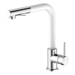 Idro Bric - Miscelatore lavello Idro Bric SCARUB1091BI PHOENIX Cromo e Bianco