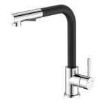 Idro Bric - Miscelatore lavello Idro Bric SCARUB1090NE PHOENIX Cromo e Nero