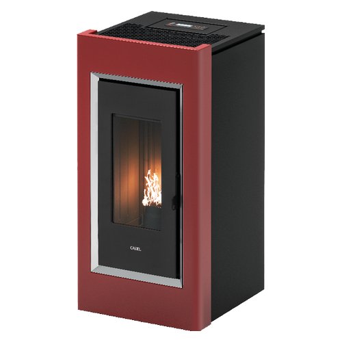 Stufa pellet Cadel 7022077 PRINCE Plus 11 Rosso
