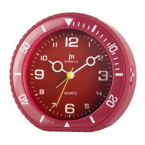 Sveglia Lowell JA7096R JUSTAMINUTE Soft Touch Rosso
