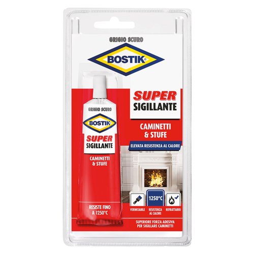 Sigillante alte temperature Uhu Bostik 6315920 Refrattario Caminetti e