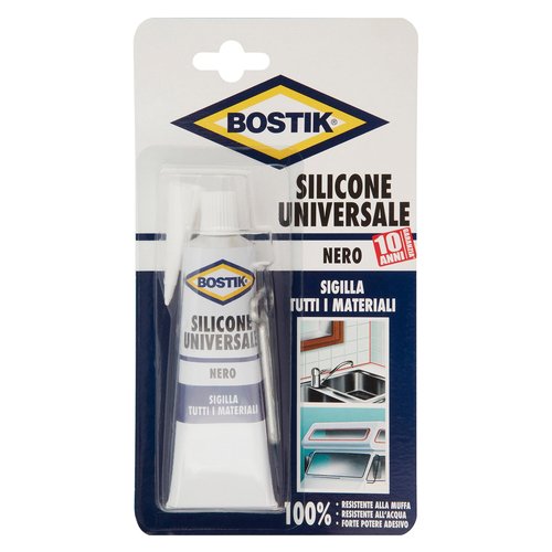 Silicone acetico Uhu Bostik D2478 Universale Nero