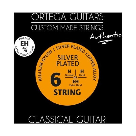 Muta corde chitarra classica Ortega NYA44EH AUTHENTIC Extra Hard Tensi