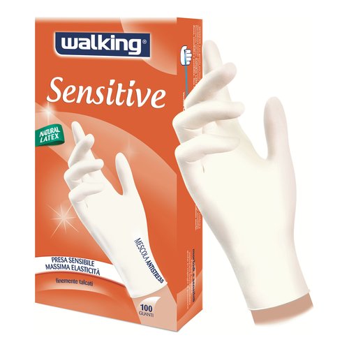 Guanti monouso Walking 110311 SENSITIVE Bianco