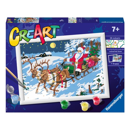 Set per dipingere La consegna dei regali Ravensburger 20264 CREART
