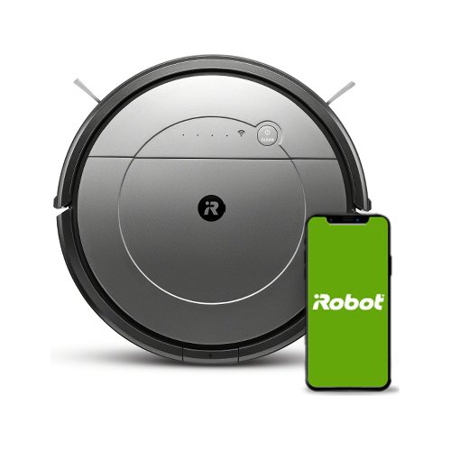Robot aspirapolvere iRobot 817001 ROOMBA COMBO 2in1 Grigio e Nero