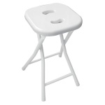 Gedy - Sgabello bagno Gedy C076 02 pieghevole Bianco