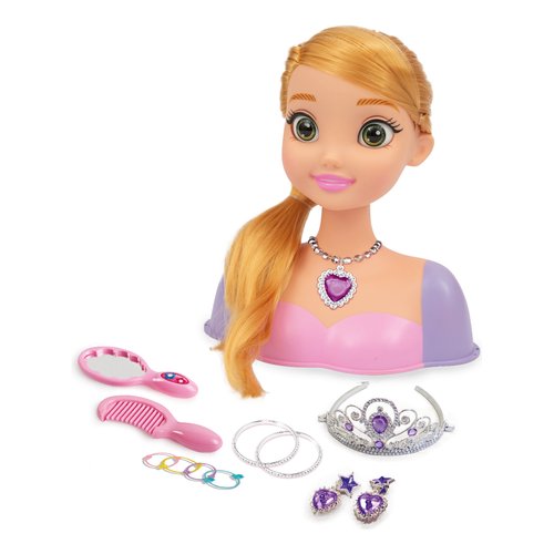Set parrucchiera Grandi Giochi GG02997 DISNEY PRINCESS Testa Raperonzo