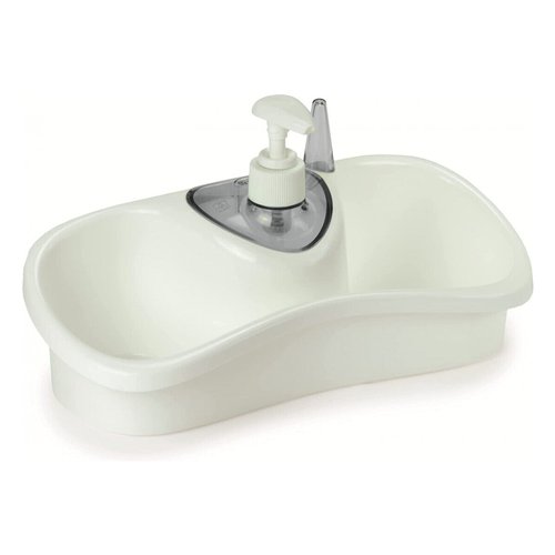 Porta spugne Snips 000887 Saponello con Dosatore Bianco