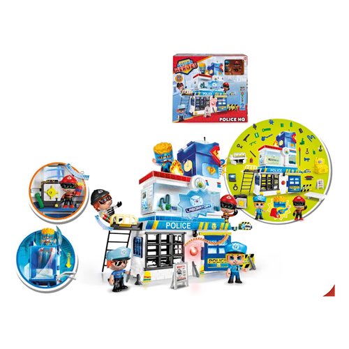 Famosa Quartier generale Polizia Playset Famosa ACN07010 ACTION HEROES Quartier generale Polizia