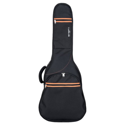 Custodia chitarra Stefy Line GB300 EL SERIE 300 Elettrica Black e Oran