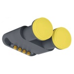 Iddigital - Illuminatore LNB Iddigital LNB 249 Dual Feed 4 utenze Grey e Yellow