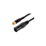 Ridem - Cavo audio Ridem RDM C62 XLR M/RCA M Black