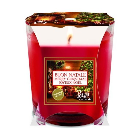 Ser Buon Natale 45 h Candela profumata Ser ALR020605 PETALI Buon Natale 45 h Rosso