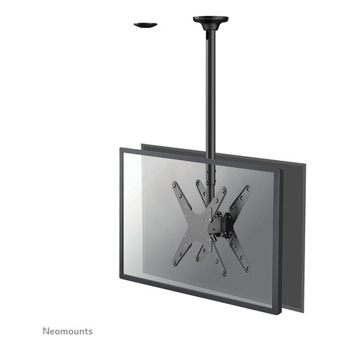 Supporto monitor TV parete Neomounts FPMA C340DBLACK Da soffitto Black