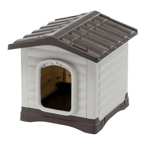 Cuccia esterno Ferplast 87252599 Dog Villa 50 Bianco e Nero