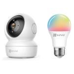 Ezviz - Videocamera sorveglianza Ezviz C6N + LB1 rgb