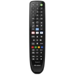MELICONI - Telecomando tv Meliconi 806074 GUMBODY Personal 3 plus per Sony Nero