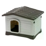 Cuccia esterno cane Ferplast 87252799 Dog Villa 60 Bianco e Nero