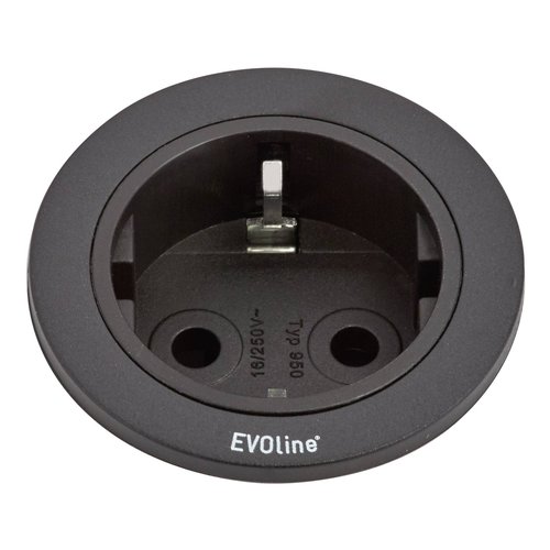 Multipresa mobile Evoline 159280000900 ONE Nero