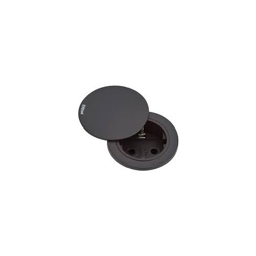 Multipresa mobile Evoline 159280004100 ONE Con Coperchio Nero