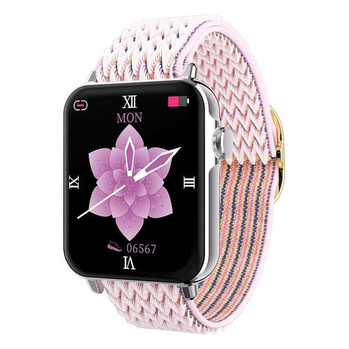 Cinturino orologio Smarty SW035E03 CLASSIC Pink e Silver