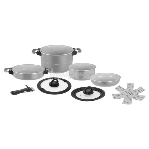 Batteria pentole Brunner 0806050N FUSION Popote da Campeggio impilabil