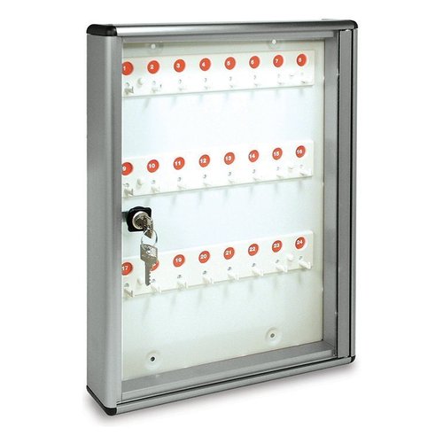 Bacheca chiavi Alubox 23BCN24AM 24 Ganci Argento metallizzato