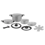 Batteria pentole Brunner 0806050N FUSION Popote da Campeggio impilabil