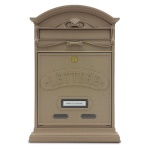 Alubox - Cassetta posta Alubox 71LETTERESA Sabbia