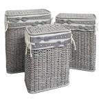 Yes Everyday - Set porta biancheria Yes Everyday 0402406 ELEGANTLY Grigio