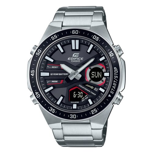 Orologio Casio EFV C110D 1A4VEF EDIFICE Silver e Black