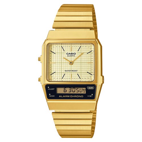 Orologio Casio AQ 800EG 9AEF VINTAGE Edgy Gold