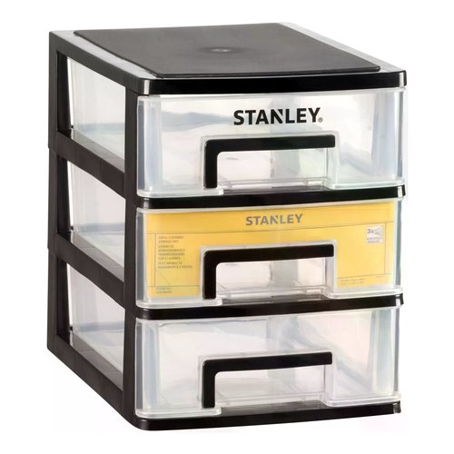Porta minuteria Stanley STST407121 ESSENTIAL 3 Cassetti L Nero