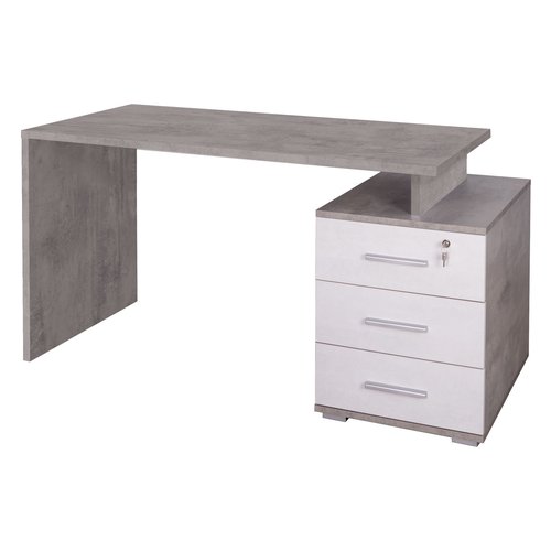 Scrivania Sarmog ADB625CEOSDK DOUBLE Db625k Cemento e Ossido bianco