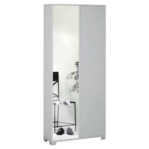 Armadio Sarmog A7418BFSP QUADRANTE 7418 Bianco fiammato e Specchio