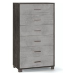 SARMOG - Cassettiera Sarmog A786ONCE030 QUADRANTE 786 Ossido nero e Cemento