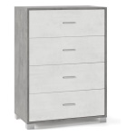 Cassettiera Sarmog A784CEOS QUADRANTE 784 Cemento e Ossido bianco