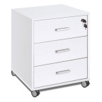 Cassettiera ufficio Sarmog A733BFBF QUADRANTE 733 Bianco fiammato