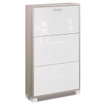 SARMOG - Scarpiera Sarmog A753OLBL QUADRANTE 18 Paia Olmo chiaro e Bianco lucid