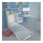 Maconi - Letto Living Design 490 NIGHT N DAY Bianco liscio