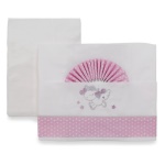 Set lenzuola culla Italbaby 015 3010 501 UNICORN Lilla