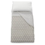 Set lenzuola lettino Italbaby 020 1008 004 STARLETTE Completo Tortora