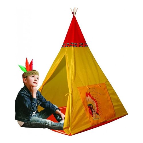 Tenda giocattolo Mandelli 705500651 HAPPY SUN Indiani Basic Giallo